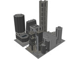 City Part Future Like 3D Model
