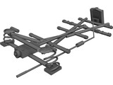 Classic Mercedes Chassis 3D Model preview