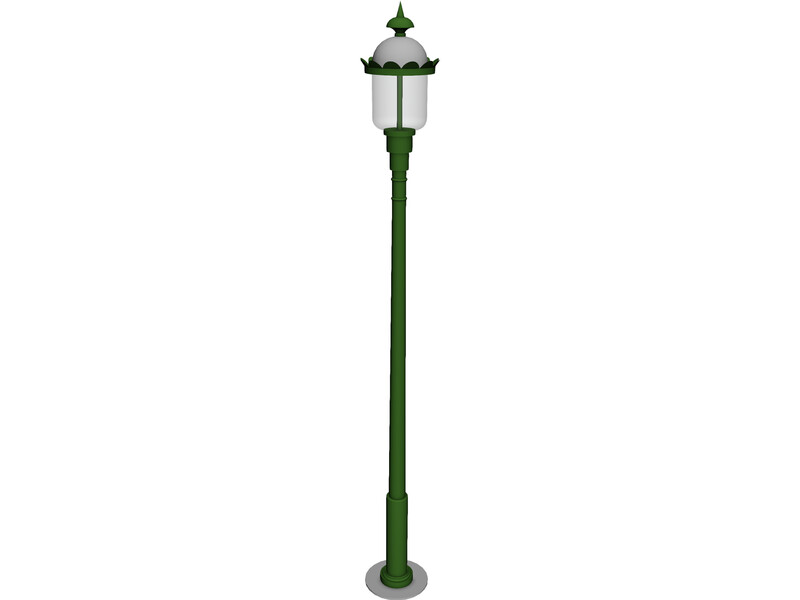 Classic Street Light 3D Model