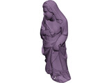 Classical Statue Woman 3D Model preview