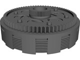 Clutch Motorcyle 3D Model preview