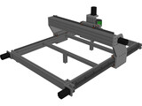 CNC Machine 3D Model preview