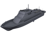 Coast Guard Patrol Boat 3D Model preview