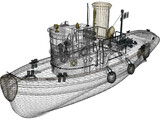 Coast Guard Tug 3D Model