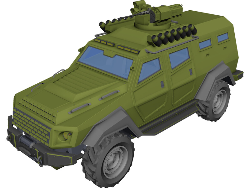 Ural Cobra II 3D Model