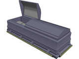 Coffin 3D Model preview