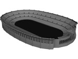 Coliseum Los Angeles 3D Model preview