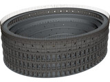 Coliseum Roman 3D Model preview