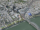 Cologne City, Germany (2020) 3D Model preview