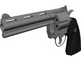 Colt Python 3D Model preview