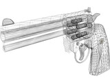 Colt Python 3D Model