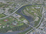 Columbus City, OH, USA (2019) 3D Model