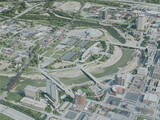Columbus City, OH, USA (2020) 3D Model