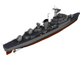 Commandant Riviere Frigate (1964) 3D Model preview