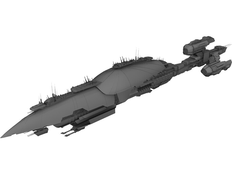 Commerce Guild Destroyer 3D Model