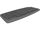 Computer Keyboard 3D Model preview
