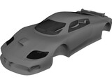 Concept Car 3D Model preview
