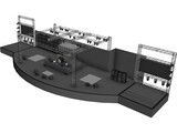 Concert Stage 3D Model preview