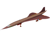 Concorde 3D Model preview