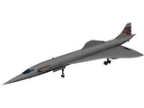 Concorde British Airways 3D Model preview