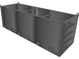 Condenser Sump Tank 3D Model preview