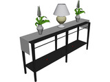 Console Table 3D Model preview