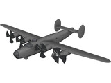 Consolidated B-24 Liberator 3D Model preview