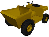 Construction Truck 3D Model preview