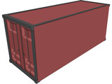 Container 20ft 3D Model preview