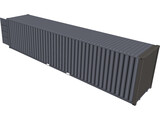 Container 40ft 3D Model preview