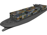 Container Ship 3D Model preview