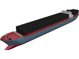 Container Ship 3D Model preview