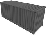 Container 3D Model preview