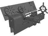 Convention Lathe 3D Model preview