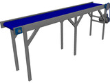 Conveyor Belt 3D Model preview