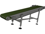 Conveyor Belt 3D Model preview