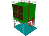 Cooling Tower 3D Model