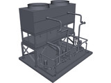 Cooling Water Module 3D Model preview