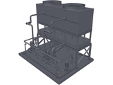 Cooling Water Module 3D Model
