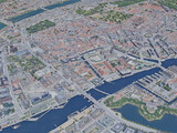 Copenhagen City, Denmark (2023) 3D Model preview
