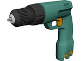 Cordless Drill 3D Model preview