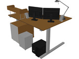 Corner desktop 3D Model