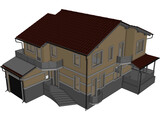 Cottage 3D Model preview