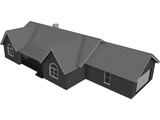 Cottage 3D Model preview