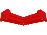 Couch Sectional 3D Model