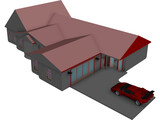 Country Home 3D Model preview