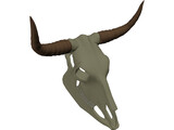 Cow Scull 3D Model