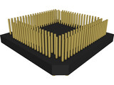 CPU Chip 3D Model preview