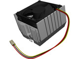 CPU Cooler 3D Model preview