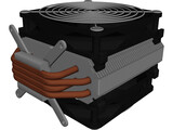 CPU Heatsink 3D Model preview